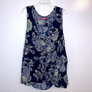 Woman Within Blue Tank Top